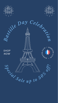 Bastille Special Sale Facebook Story Design