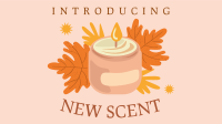 New Candle Scent Facebook Event Cover Design