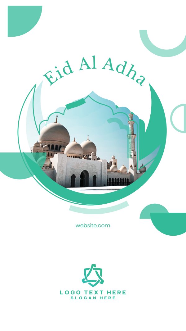 Eid Al Adha Shapes Instagram Story Design Image Preview