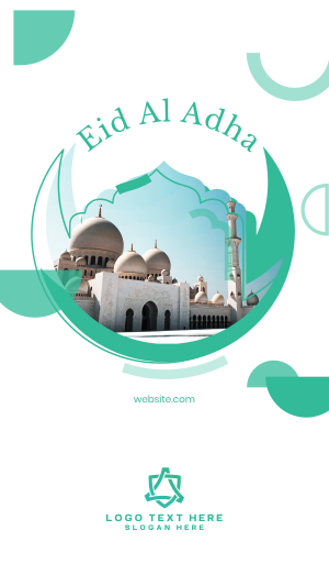 Eid Al Adha Shapes Instagram story Image Preview