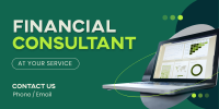 Financial Consultant Service Twitter post Image Preview