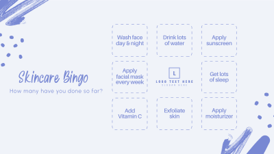 Skincare Tips Bingo Facebook event cover Image Preview