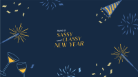 Sassy New Year Spirit YouTube Banner Image Preview