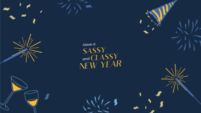 Sassy New Year Spirit YouTube cover (channel art) Image Preview
