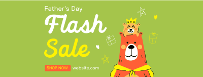 Papa Bear Sale Facebook cover Image Preview