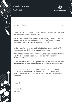  Fancy Hex Letterhead Image Preview