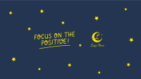 Focus on the positive YouTube Banner Design