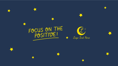 Focus on the positive YouTube cover (channel art) Image Preview