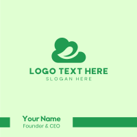 Green Eco Cloud Business Card Design