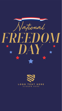 National Freedom Day Facebook Story Design