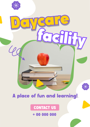 Cute Daycare Facility Poster Image Preview