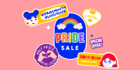 Proud Rainbow Sale Twitter Post Design