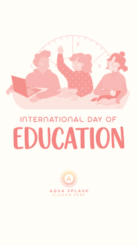 Students International Education Day TikTok Video Image Preview