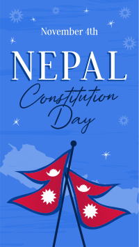 Nepal Constitution Day Instagram Story Design