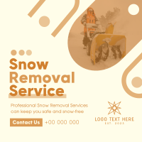 Minimal Snow Removal Instagram Post Image Preview