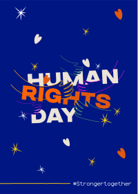 Human Rights Day Movement Flyer Design