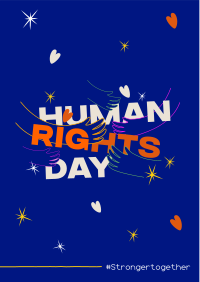 Human Rights Day Movement Flyer Design