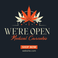 Healthy Cannabis Instagram Post Design