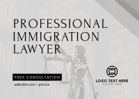 Immigration Lawyer Postcard Image Preview