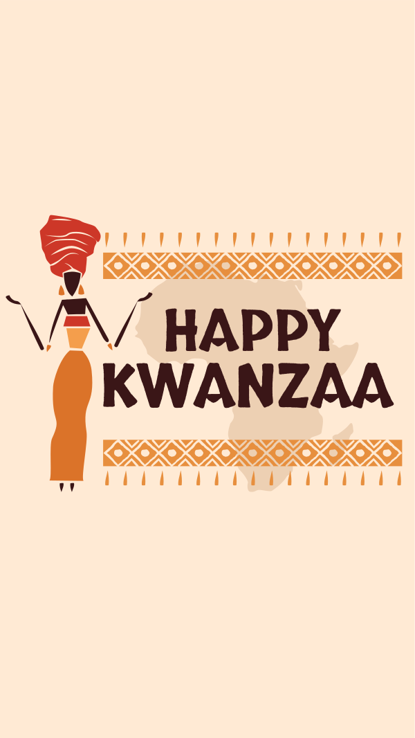 Happy Kwanzaa Celebration  Instagram Story Design Image Preview