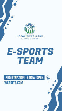 Esports Team Registration Instagram story Image Preview