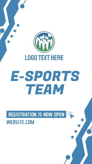 Esports Team Registration Instagram story