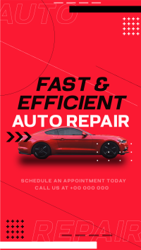 Modern Auto Repair Shop TikTok Video Design