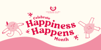 Celebrate Happiness Month Twitter post Image Preview