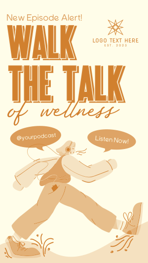 Walk Wellness Podcast Facebook story Image Preview