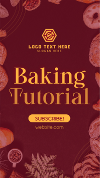 Tutorial In Baking YouTube short Image Preview