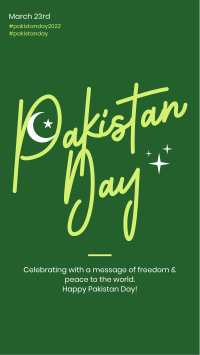 Pakistan Day Moon Instagram story Image Preview