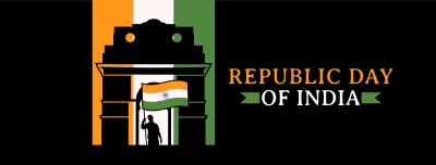 Republic Day of India Facebook cover Image Preview