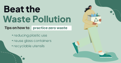 Beat Waste Pollution Facebook ad Image Preview