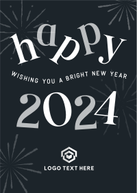 Bright New Year Flyer Image Preview