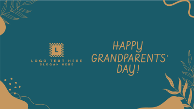 Grandparents Day Organic Abstract Facebook event cover Image Preview