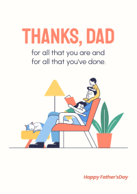 Thanks Dad For Everything Poster Image Preview