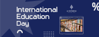 International Education Day Facebook cover Image Preview