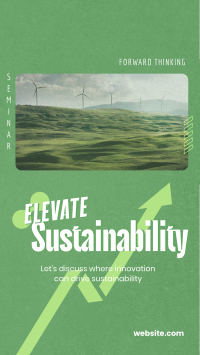 Elevating Sustainability Seminar Instagram Reel Image Preview