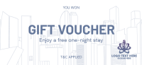 Free One Night Stay Gift Certificate Image Preview