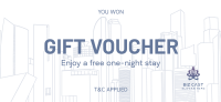 Free One Night Stay Gift Certificate Image Preview