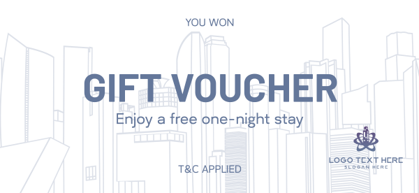 Free One Night Stay Gift Certificate Design Image Preview
