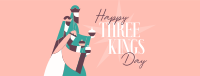 Happy Three Kings Facebook Cover Design