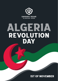 Algeria Revolution Day Poster Image Preview