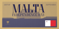 Malta Independence Day Landmark Twitter Post Image Preview