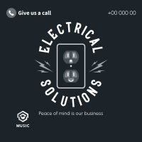 Electrical Solutions Instagram Post Design