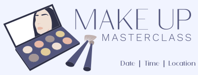 Make Up Masterclass Facebook cover Image Preview