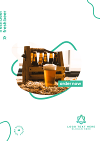 Fresh Beer Order Now Flyer Design