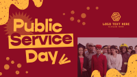 Public Service Day Animation Image Preview