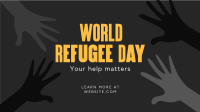 World Refugee Day Facebook Event Cover Design