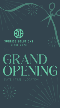 Fireworks Grand Opening Instagram Reel Image Preview